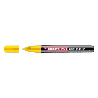 Popisovač průmyslový Edding 791, kulatý hrot, 1-2 mm, žlutý