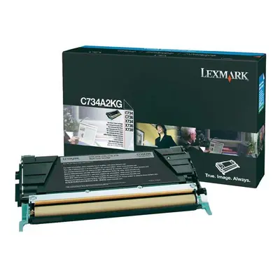 Toner Lexmark C734A2KG (Černý) - Originál