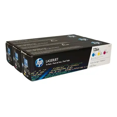 Tonery - Multi Pack HP č.126A - CF341A (Azurový, purpurový, žlutý) CE31xCMY - Originál