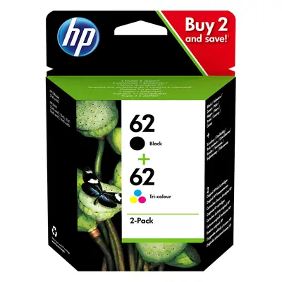 Cartridge - Multi Pack HP č.62 - N9J71A (Černá a barevná) - Originál