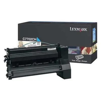 Toner Lexmark C7702CH (Azurový) - Originál