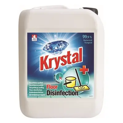 Prostředek čisticí Krystal, podlahový, dezinfekční, bez chlóru, 5 l