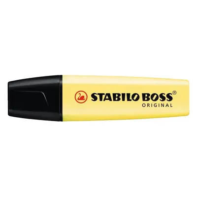 Zvýrazňovač Stabilo Boss Original Pastel, 2-5 mm, klínový hrot, žlutý