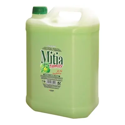 Mýdlo tekuté Mitia, 5 l, Zelené jablko