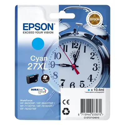 Zásobník Epson č.27XL - T2712 (Azurový) - Originál