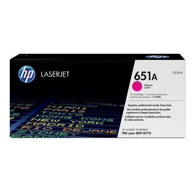 Toner HP č.651A - CE343A (Purpurový) - Originál