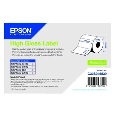 Epson S045539 'High Gloss Label - Die-cut Roll'(51x102mm, , )