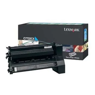 Toner Lexmark C7722CX (Azurový) - Originál