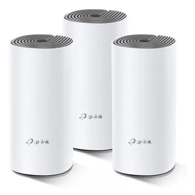 TP-LINK Wifi Mesh kit Deco E4(3-pack) 2.4GHz a 5GHz, přístupový bod, IPv6, 1200Mbps, integrovaná