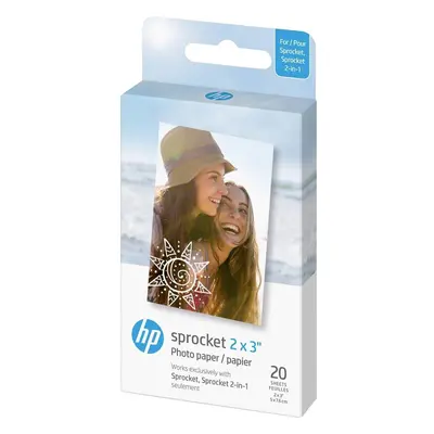 HP HPIZ2X320 'Zink Paper Sprocket 20 Pack 2x3"'(50x76mm, , )