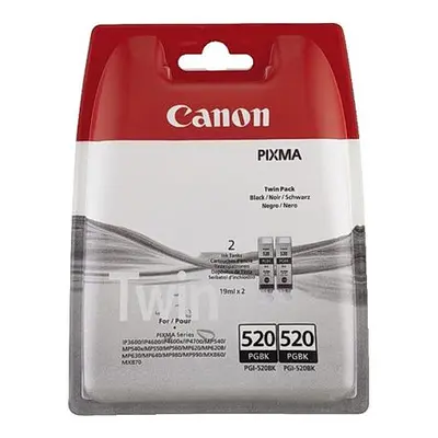 Zásobníky - Multi Pack Canon č.2x520 - PGI-520Bk2 (Černé) (2x PGI-520BK) 2932B009 - Originál