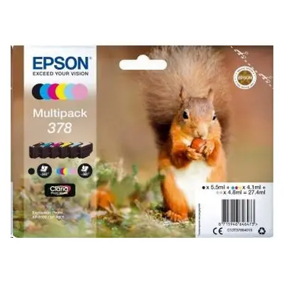 Zásobníky - Multi Pack Epson č.378 - T3788 (Černé, azur., purpur., žluté, sv.azur. a sv.purp.) -