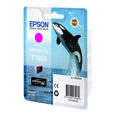 Zásobník Epson T7603 (Živě purpurový) - Originál