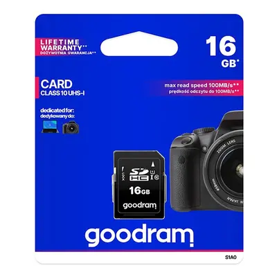 Goodram paměťová karta Secure Digital Card 16GB UHS-I U1 (Class 10) S1A0-0160R11