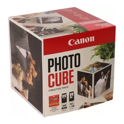 Photo Pack Canon PG-560+CL-561CUBE (Černý, azurový, purpurový, žlutý) 3713C011 - Originál