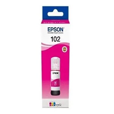 Lahev s inkoustem Epson č.102 - T03R3 (Purpurová) - Originál