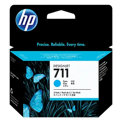 Zásobníky - Multi Pack HP č.711 - CZ134A (Azurové) - Originál