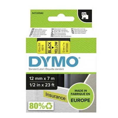 Páska Dymo S0720580 (Černý tisk/žlutý podklad) 45018 - Originál