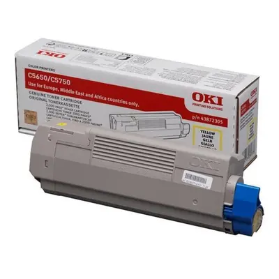 Toner OKI 43872305 (Žlutý) - Originál