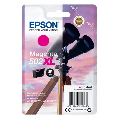 Zásobník Epson č.502 XL - T02W3 (Purpurový) - Originál