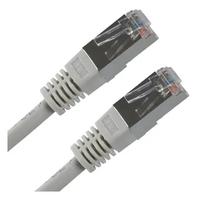 Neutralle Síťový LAN kabel FTP patchcord RJ45 samec - RJ45 samec 5 m stíněný šedý