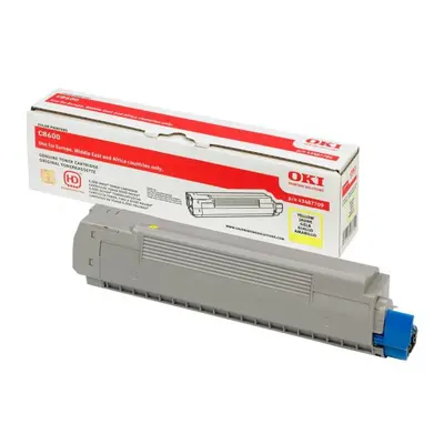 Toner OKI 43487709 (Žlutý) - Originál