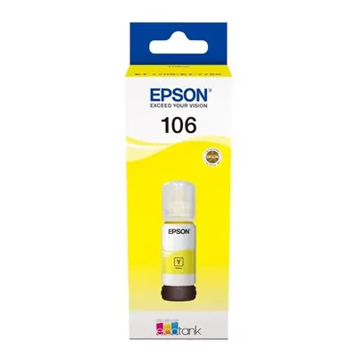 Lahev s inkoustem Epson č.106 - T00R4 (Žlutá) - Originál