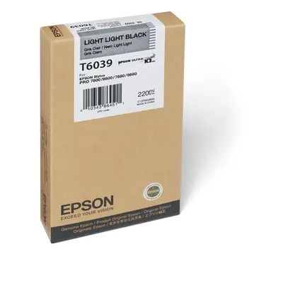 Zásobník Epson T6039 (Světle světle černý) (původně T5639) - Originál