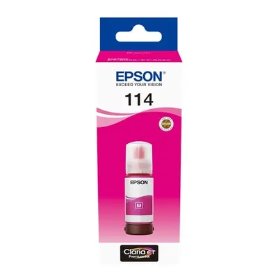 Lahev s inkoustem Epson č.114 - T07B3 (Purpurová) - Originál