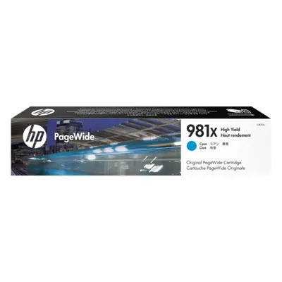 Cartridge HP č.981X - L0R09A (Azurová) - Originál