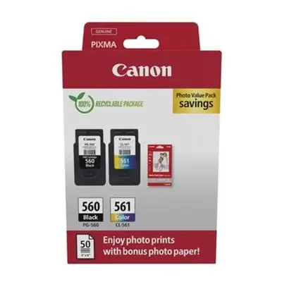 Photo Pack Canon PG-560+CL-561+Ph (Černý a barevný) 2103C006 - Originál