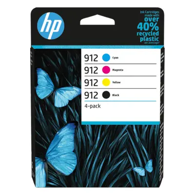 Cartridge - Multi Pack HP č.912 - 6ZC74A (Černá, azurová, purpurová, žlutá) - Originál