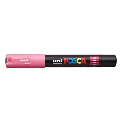 Popisovač akrylový Uni Posca PC-1M, 0,7-1 mm, růžový