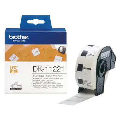 Brother DK-11221 '(papírové / čtvercové, 23 mm - 1000 ks)'(23x23 mm, 1000 ks, )