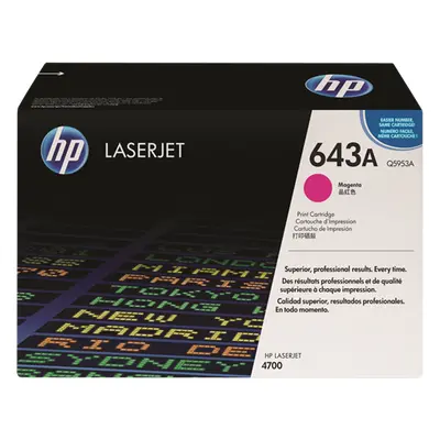 Toner HP č.643A - Q5953A (Purpurový) - Originál