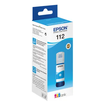 Lahev s inkoustem Epson č.112 - T06C2 (Azurová) - Originál