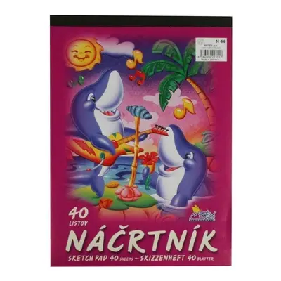 Náčrtník A4, Notes, 90 g, 40 listů