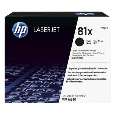 Toner HP č.81X - CF281X (Černý - black) - Originál