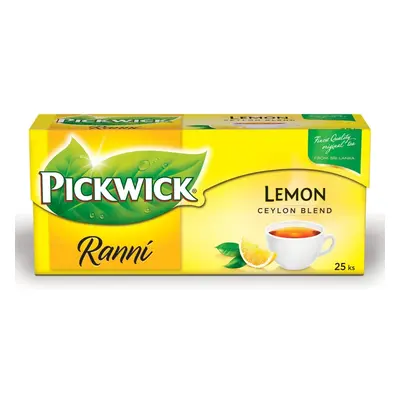 Čaj černý Pickwick, Ranní s citronem, 25x1,75 g