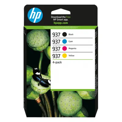 Cartridge - Multi Pack HP č.937 - 6C400N (Černá, azurová, purpurová, žlutá) - Originál