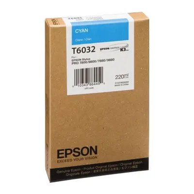 Zásobník Epson T6032 (Azurový) (původně T5632) - Originál