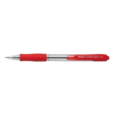 Pero kuličkové Pilot Super Grip, 0,7 mm (F), červené