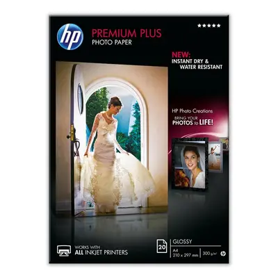 HP CR672A 'Premium Plus Glossy Photo Paper'(A4, 20 listů, 300 g/m2)