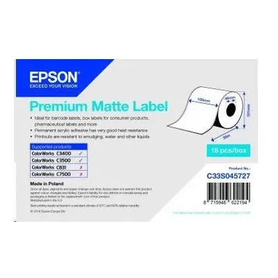 Epson S045727 (100 mm, 1 role, )