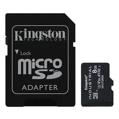 Kingston paměťová karta Micro Secure Digital Card Industria 8GB UHS-I U3 (Class 10), V30, A1 SDC