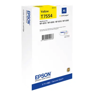 Zásobník Epson T7554 (Žlutý) (XL) - Originál