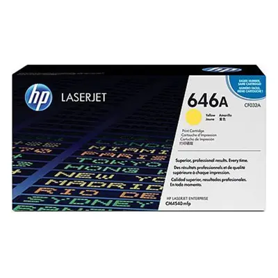 Toner HP č.646A - CF032A (Žlutý) - Originál