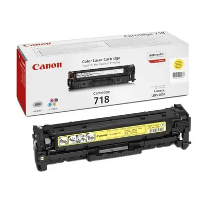 Toner Canon č.718 - CRG-718Y (Žlutý) 2659B002AA - Originál