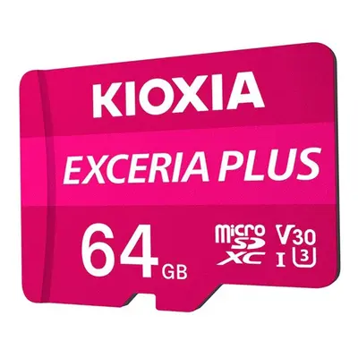 Kioxia Paměťová karta Exceria Plus (M303) 64GB UHS-I U3 (Class 10) LMPL1M064GG2