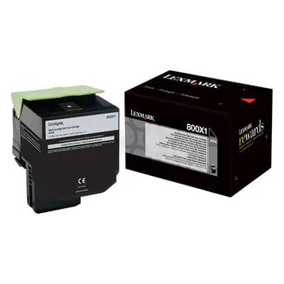 Toner Lexmark 80C0S10 (Černý) - Originál